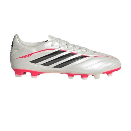 Chaussures Rugby COPA PURE IV CLUB Moulées Terrain Souple Blanc Métal - Adidas