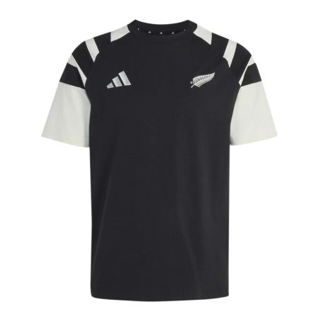 T-shirt All Blacks Adidas noir coton jersey col rond homme