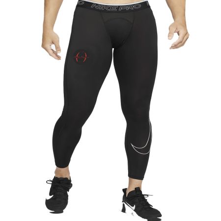 BADGE Legging Thermique Rugby Chilly-Mazarin Noir - Nike