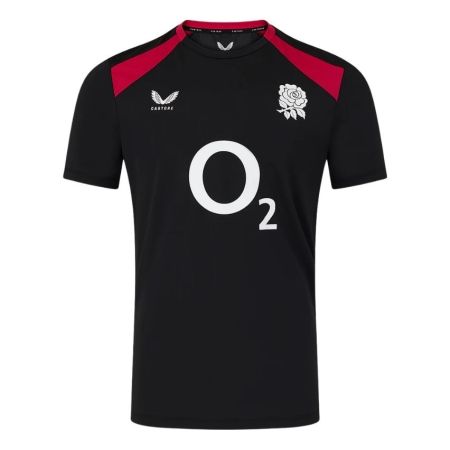 T-Shirt Rugby Angleterre Performance Noir - Castore