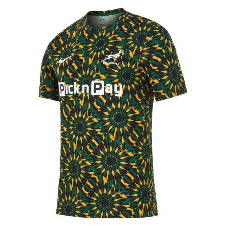 Maillot pré-match Springboks Nike noir homme 2026-2027