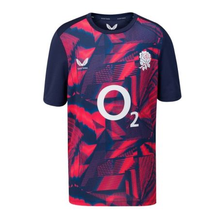 Maillot Rugby Enfant Pré-Match Angleterre 2026/2027 - Castore
