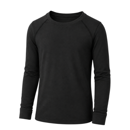 Sous-maillot thermique rugby enfant manches longues noir