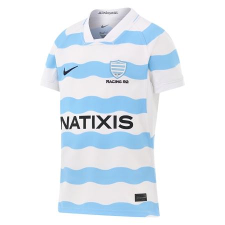 Maillot rugby enfant Racing 92 domicile 2026-2027 Nike