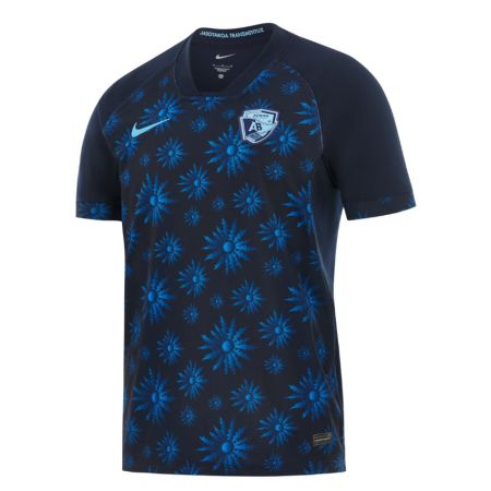 Maillot rugby Aviron Bayonnais extérieur Nike bleu marine motif Eguzkilore