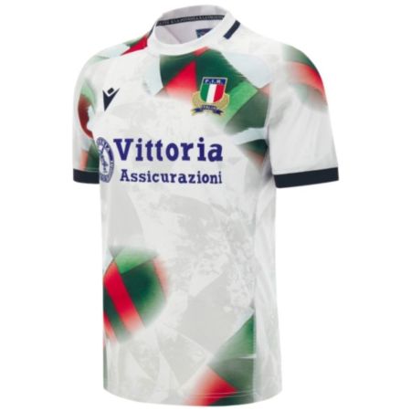 Maillot rugby Italie extérieur bleu 2026-2027 Macron replica