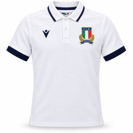 Maillot rugby coton Italie extérieur 2026-2027 junior Macron