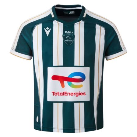 Maillot Rugby Replica Rayé Section Paloise Pau Champions Cup - Macron