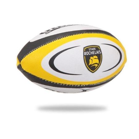 Mini-ballon Gilbert Stade Rochelais jaune noir taille 1