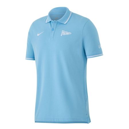 Polo piqué bleu Aviron Bayonnais Nike Heritage écusson brodé