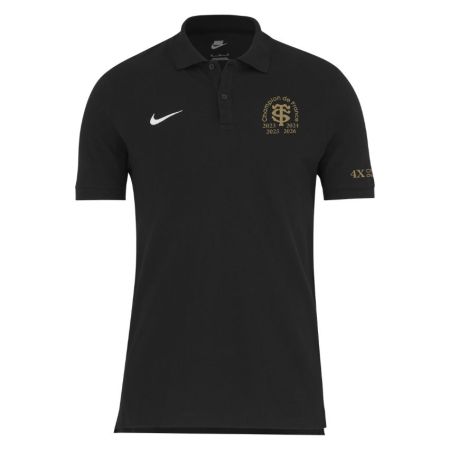 PRÉCOMMANDE - Polo Stade Toulousain 4X Champions de France Noir Or Nike 2026