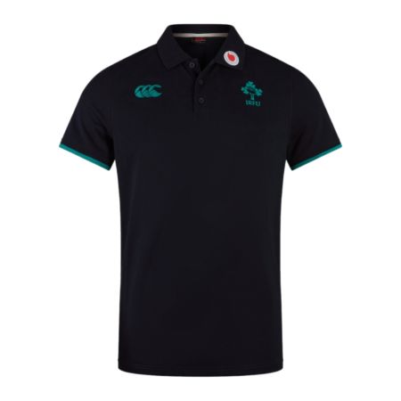 Polo Rugby Irlande Noir/Vert 24/25 - Canterbury