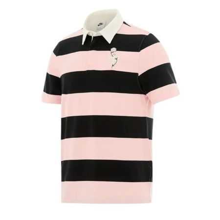 Polo rugby rose Nike Stade Toulousain coton homme face