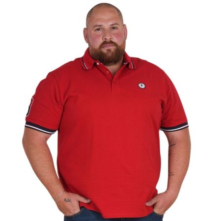 Polo Rugby Manches courtes Ruckfield rouge