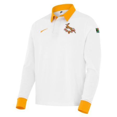 Polo Rugby Manches longues Springboks Afrique du Sud Extérieur 2025/2026 - Nike