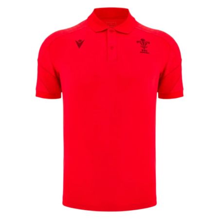 Polo Rugby Pays de Galles rouge 2025/2026 - Macron