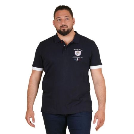 Polo Rugby Ruckfield x Astérix Manches Courtes Bleu Marine - Ruckfield