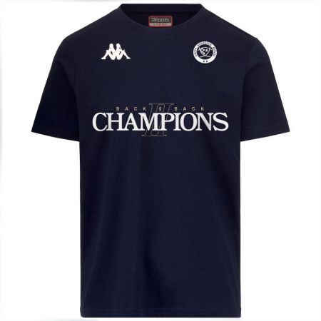 PRÉCOMMANDE - T-shirt Officiel Double Champion d'Europe 2026 UBB Union Bordeaux Bègles - KAPPA