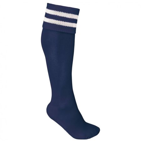 Chaussette Rugby Navy/ Rayure Blanche - ProAct