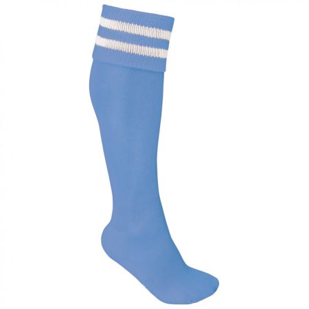 Chaussette Rugby Bleu Ciel/ Rayure Blanche - ProAct
