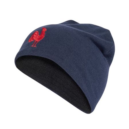 Bonnet rugby France FFR Adidas Shadow Navy laine hiver