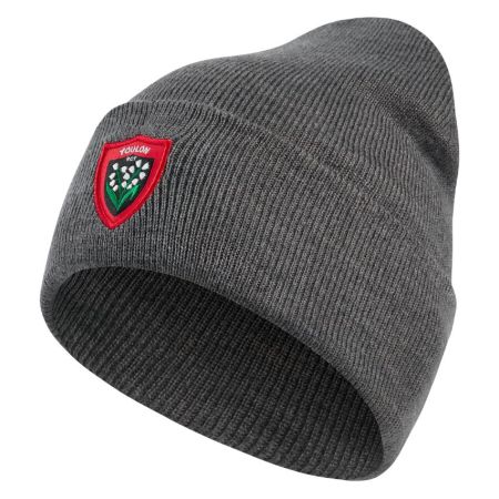 Bonnet Nike RC Toulon gris chiné écusson RCT brodé revers