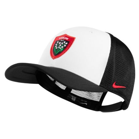 Casquette trucker RC Toulon Nike C99 écusson brodé rouge noir