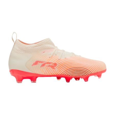 Chaussure rugby Puma Future 9 Match Junior rose rouge profil