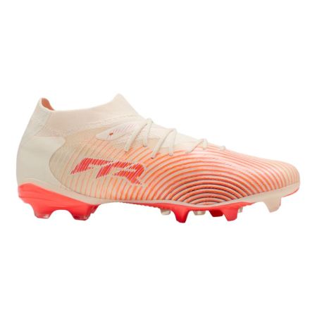 Chaussure rugby Puma Future 9 Match vue profil col tricoté amande sucrée