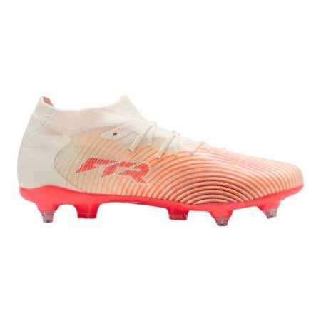 Chaussure rugby Puma Future 9 Match MxSG amande rouge vue profil