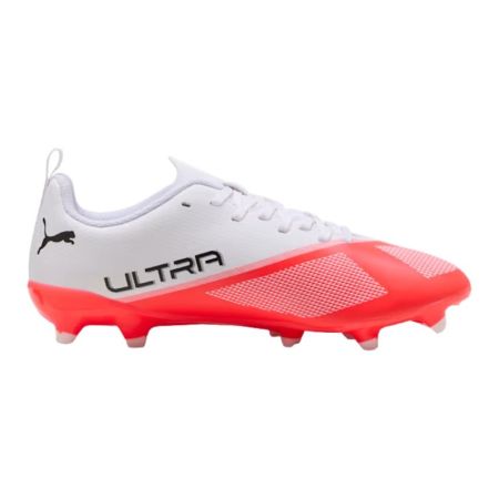 Chaussure rugby Puma Ultra 7 Play junior rouge vue latérale