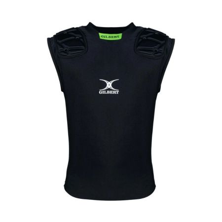 Épaulière rugby Vapour noir protection renforcée Gilbert