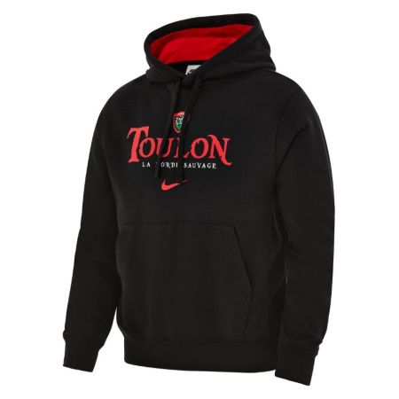 Sweat capuche RC Toulon Nike noir rouge flocage Horde Sauvage