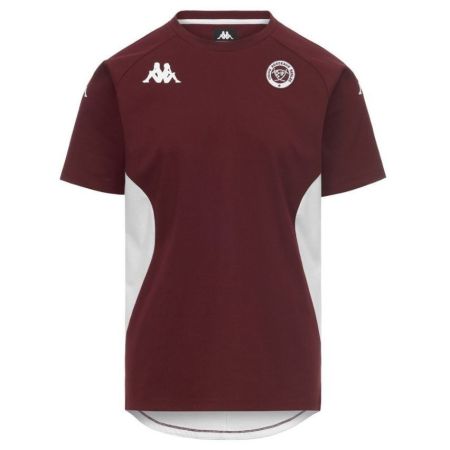 Tee-shirt sortie enfant Kappa bordeaux blanc UBB Millado 2