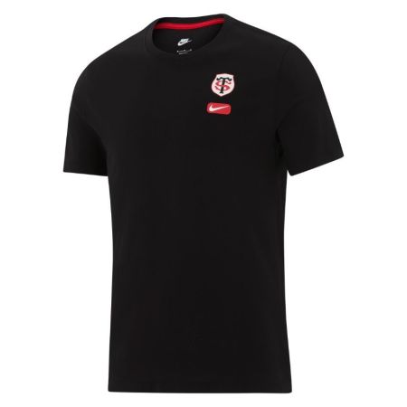 Dos tee-shirt Nike Stade Toulousain patch blanc logo rouge