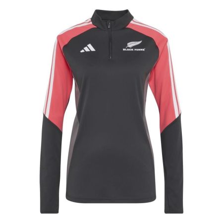 Top entraînement rugby femme Black Ferns adidas carbon