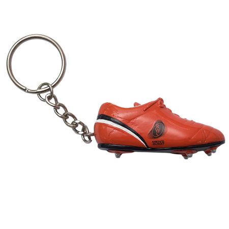 Porte-clés chaussure rugby miniature logo Coupe Monde 2027 officiel