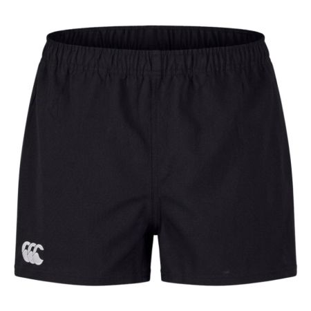 Short rugby Canterbury Players Drill noir senior vue face