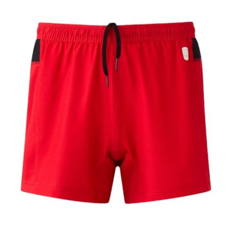 Short rugby rouge extérieur enfant LOU Lyon 2026/2027 Macron face