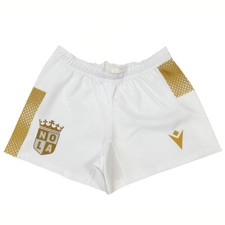 Short-Rugby-Officiel-NOLA-Gold-Blanc-2025/2026-Macron