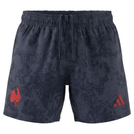 Short entraînement rugby adidas France FFR 2026/27 bleu marine