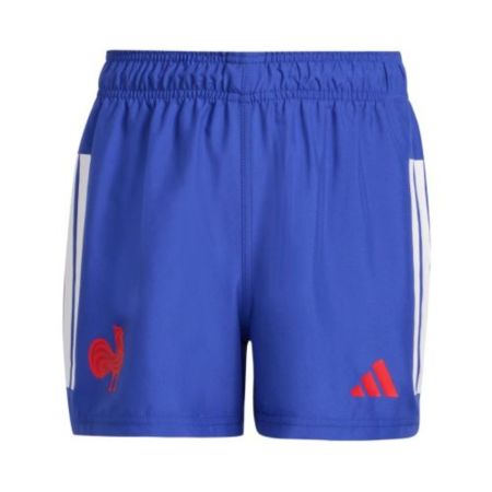 Short Rugby Extérieur Enfant France 2025/2026 - Adidas