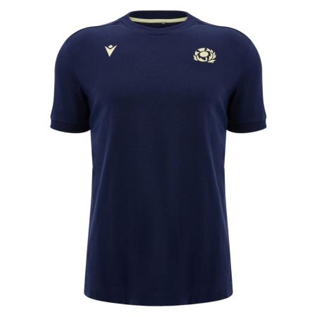 T-shirt rugby Écosse Coton Navy Macron 2026/2027