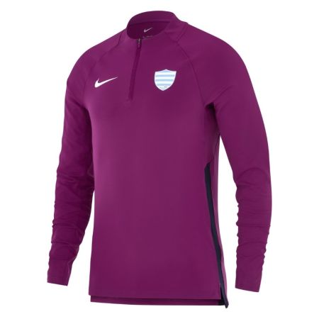 Sweat 1/4 Zip Rugby Entraînement Racing 92 2025/2026 - Nike