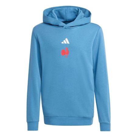 Sweat à Capuche Rugby Enfant FFR 2025/2026 - Adidas