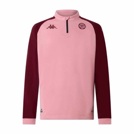 Sweat Rugby entrainement 1/4 Zip Muzira Union Bordeaux Bègles Rose 2025/2026 - Kappa