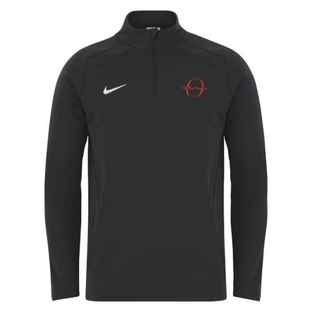 BADGE Sweat 1/4 Zip Rugby Entrainement Chilly-Mazarin Noir - Nike