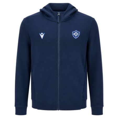 Sweat à capuche zippé rugby Castres Olympique 2026-2027 Macron