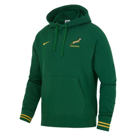 Sweat à capuche Nike Springboks vert face avant logo brodé