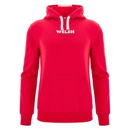Sweat Rugby Cotton Fan Capuche Supporter Pays de Galles 2025-2026 - Macron